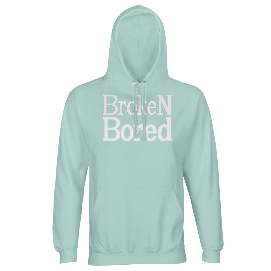 Recycled Blend Unisex Hoodie White Logo